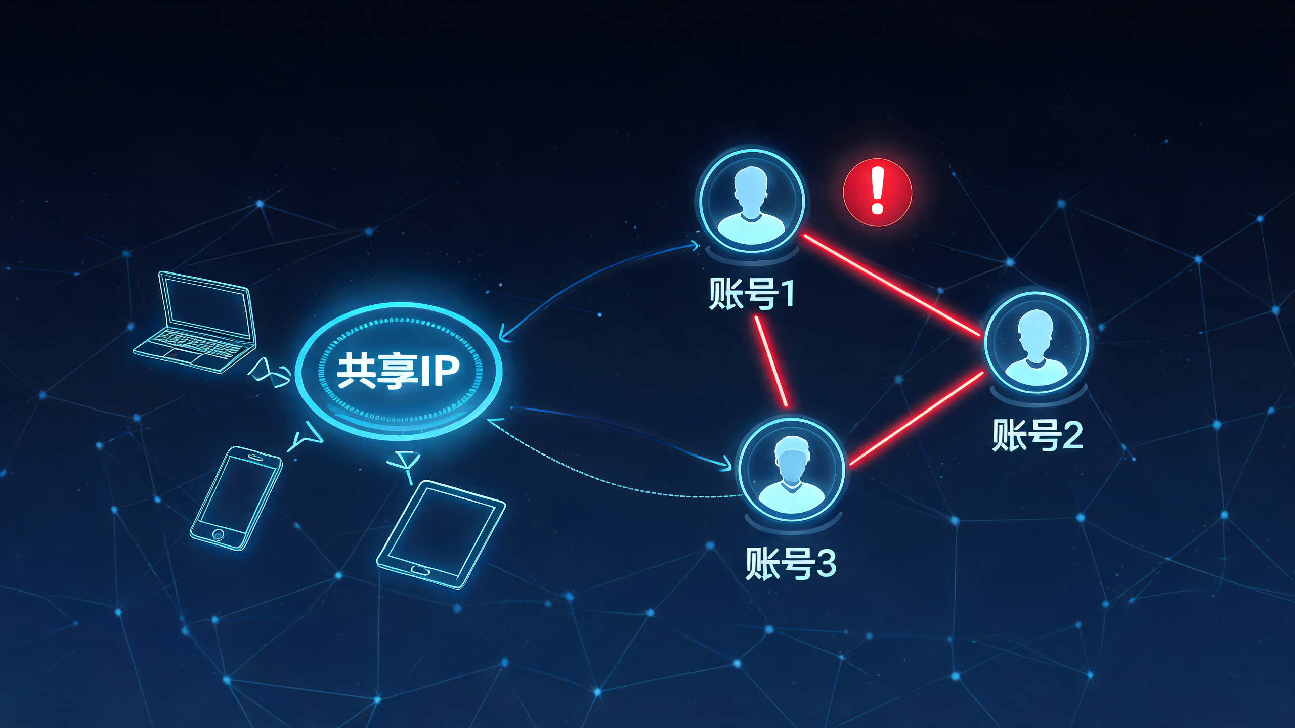 共享代理IP容易关联账号吗？